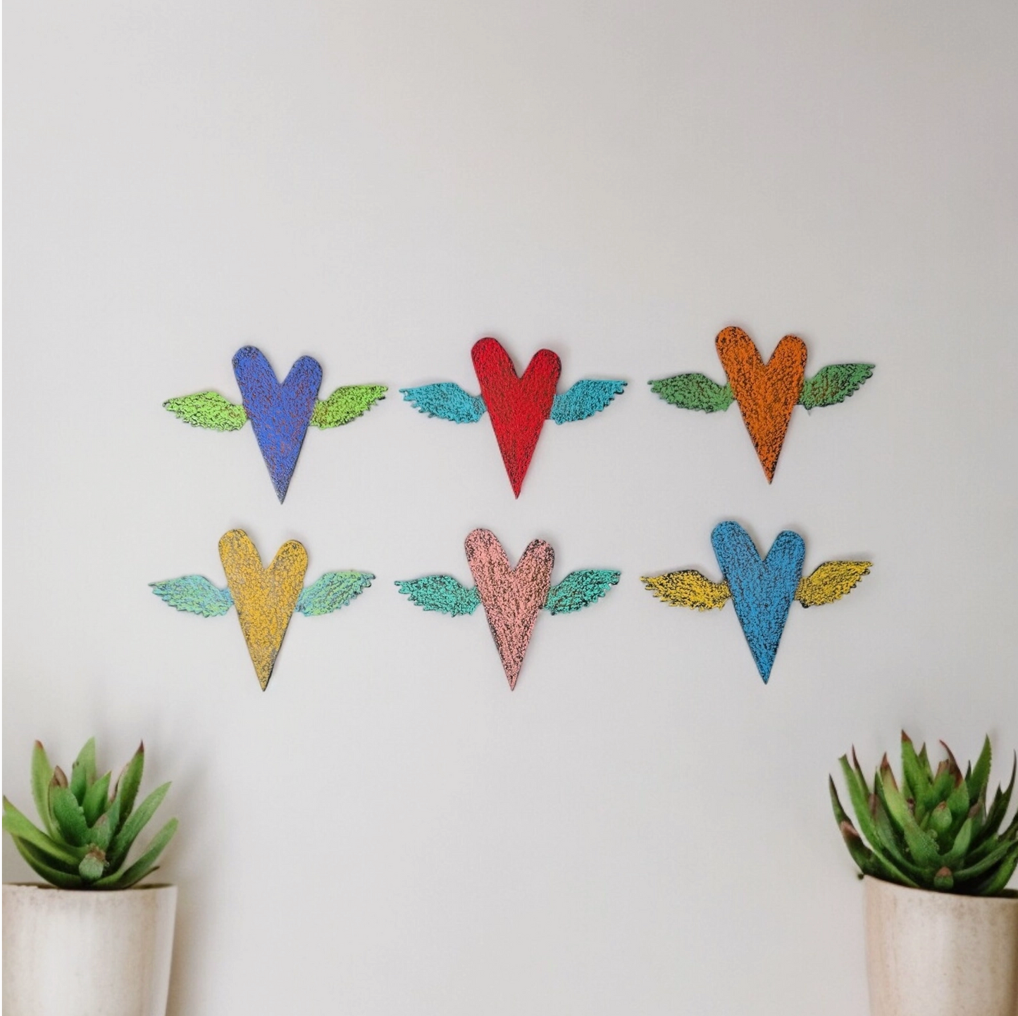 Heart Wing Magnets