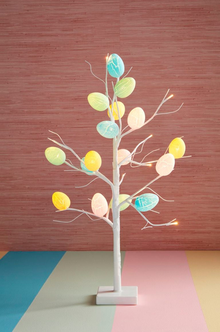 Light Up Easter Egg Tree