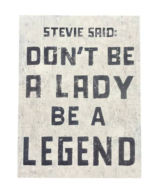 Stevie Said Art Poster