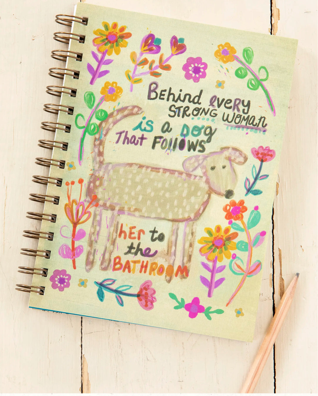 Spiral Notebook - Behind Every Strong Woman