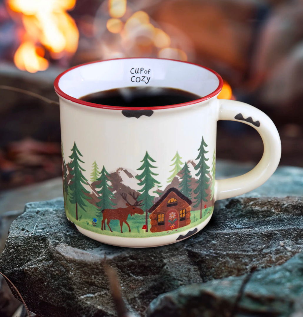 Camp Coffee Mug - Cream Cup of Cozy