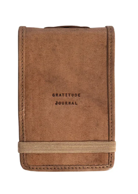 Mini Gratitude Leather Journal