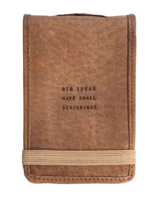 Mini Big Ideas Leather Journal