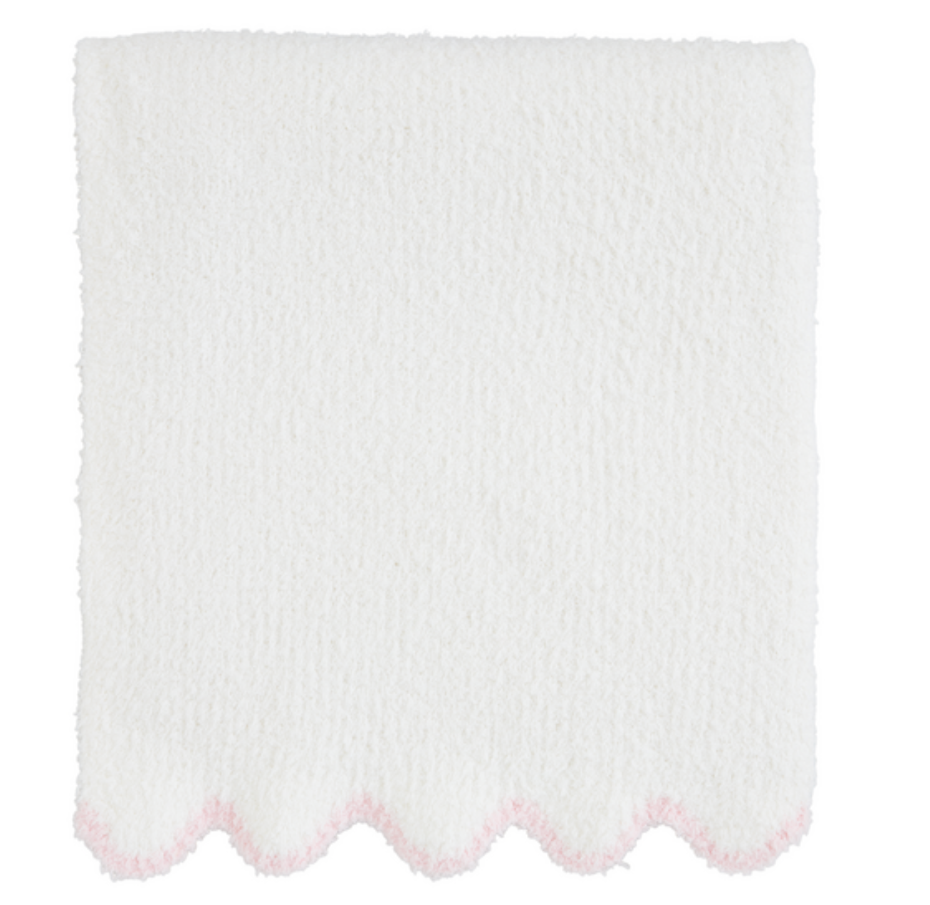 Scalloped Chenille Baby Blankets