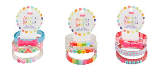 Acrylic Children's Bangle Sets