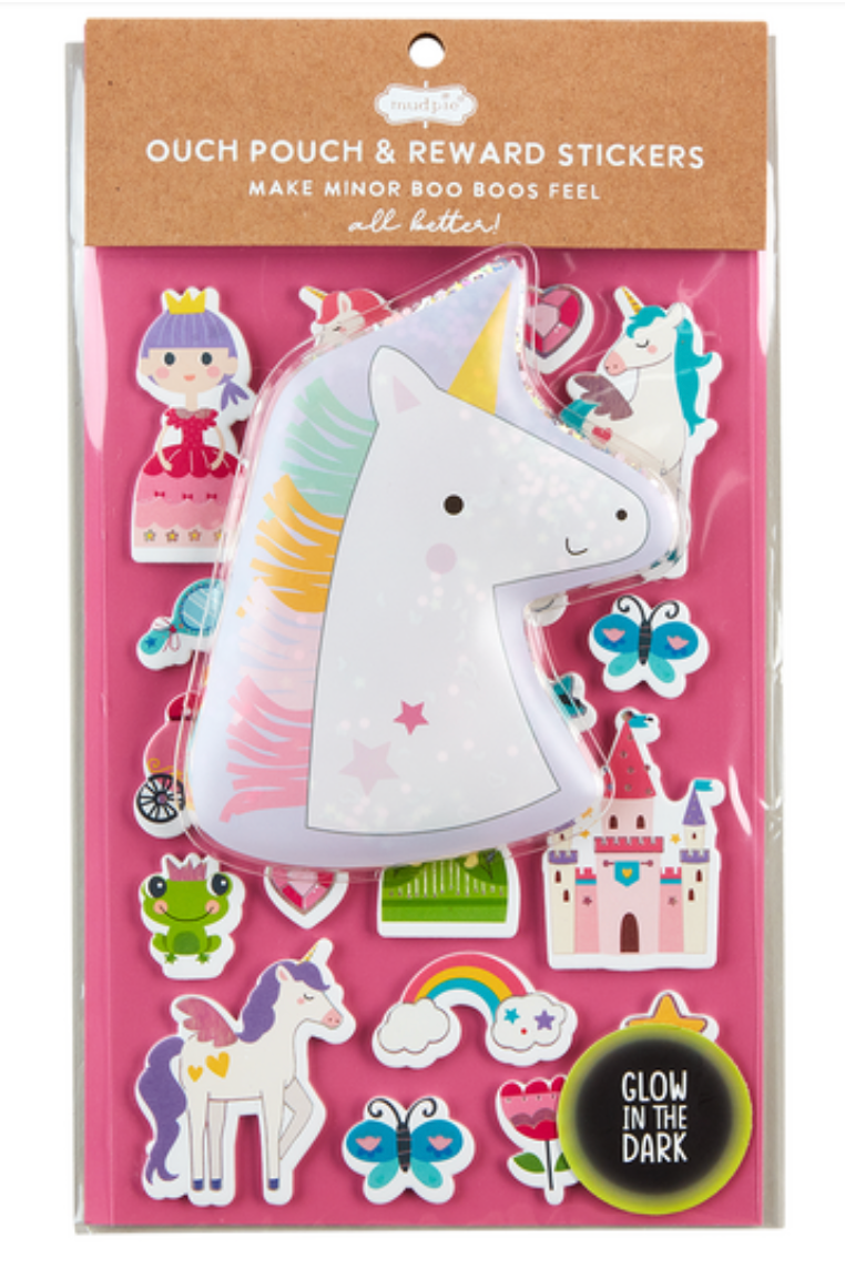 Unicorn Ouch Pouch Sticker Book