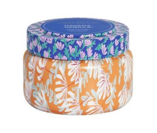 Capri Blue Havana Vanilla Pattern Play Travel Tin