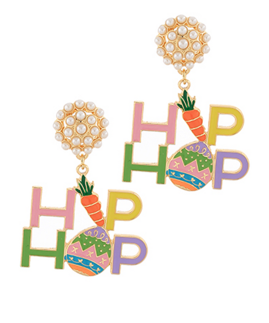 Hip Hop Easter Egg Earrings