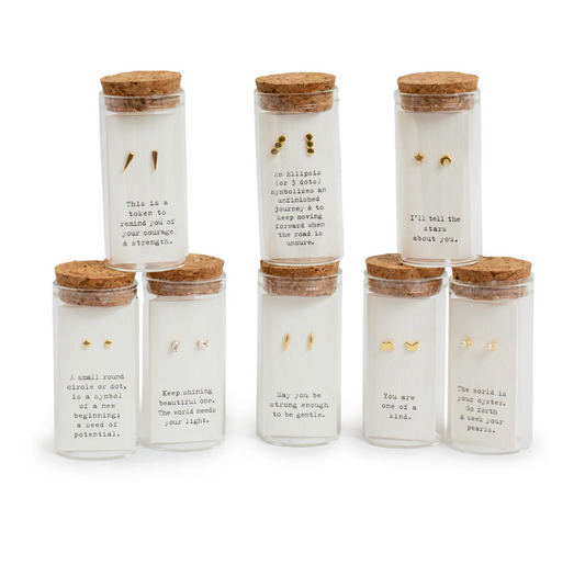 Message In A Bottle Earring Collection