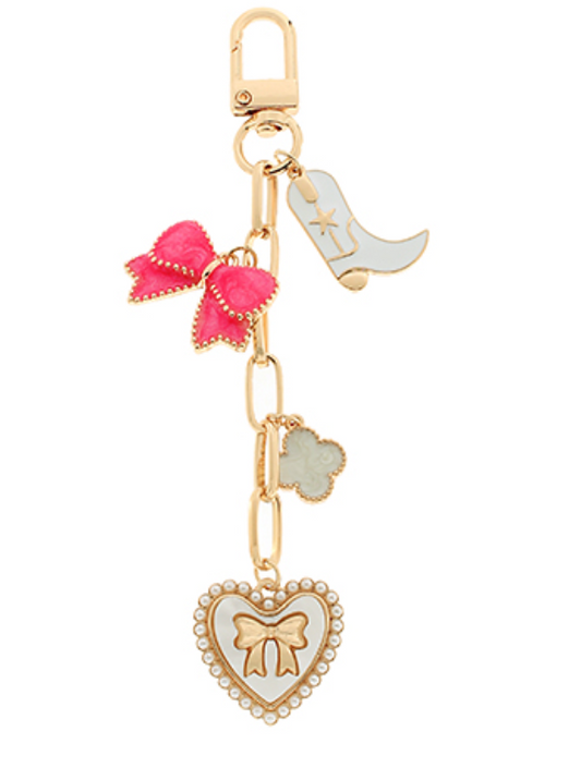 Western Theme Multi Bag Charm