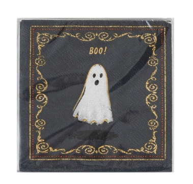 "BOO" Ghost Paper Cocktail Napkins