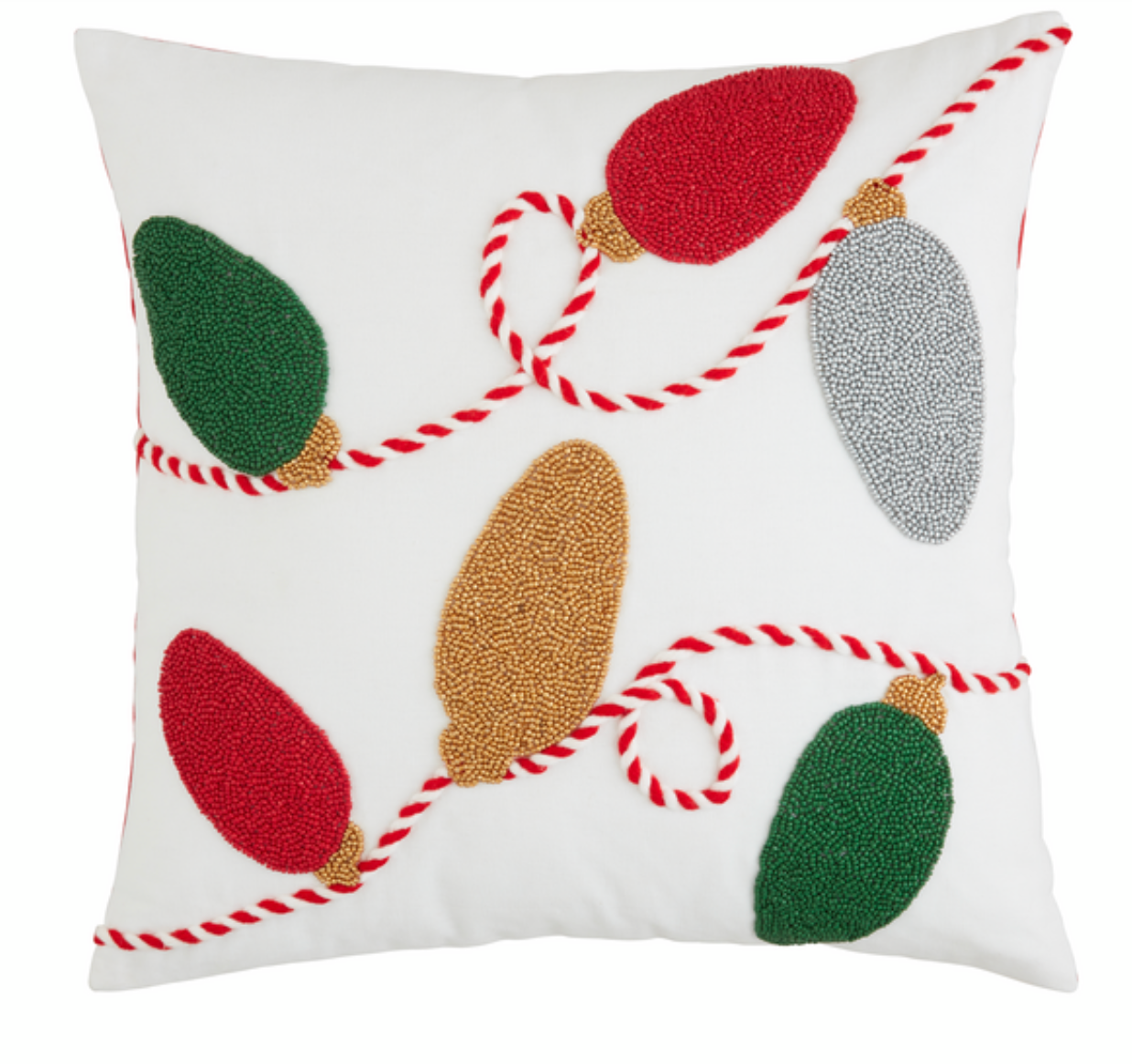 Christmas Beaded Pillows