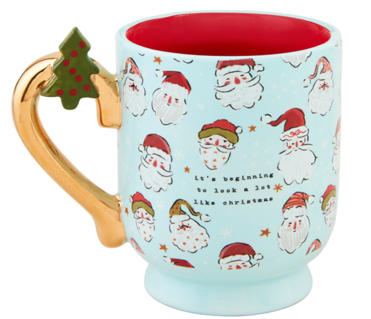 Christmas Pedestal Mugs