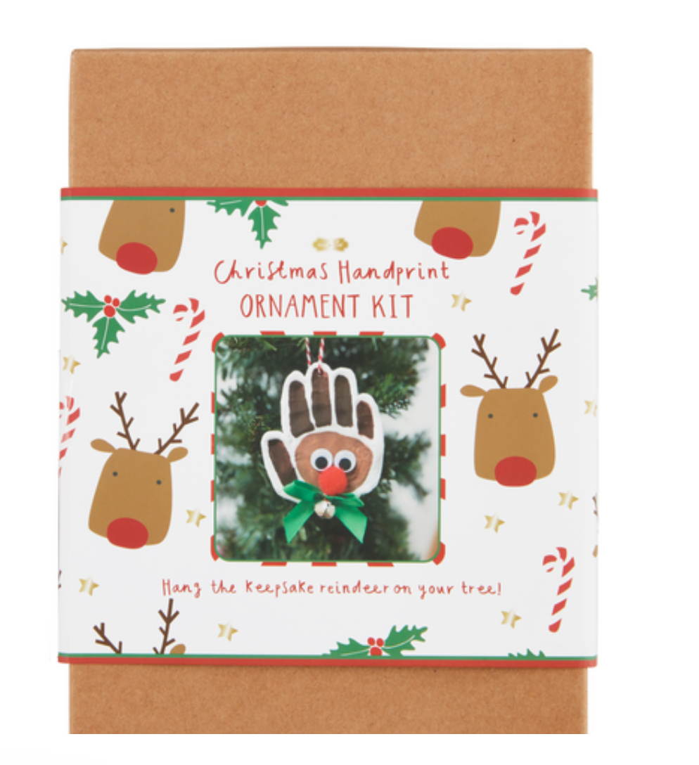 Handprint Christmas Ornaments