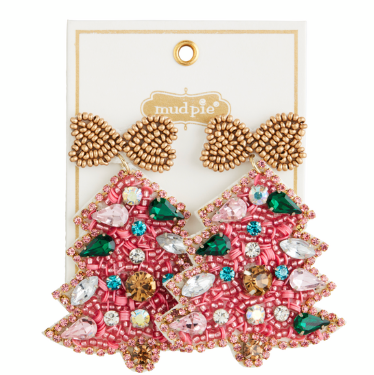 Christmas Beaded Earrings