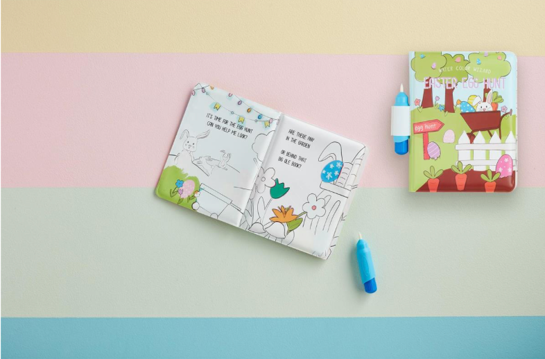 Egg Hunt Water Coloring Book