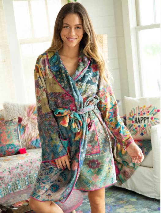 Cozy Robe- Patchwork Love