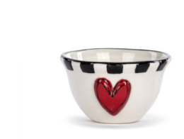 Red Heart Mini Bowls