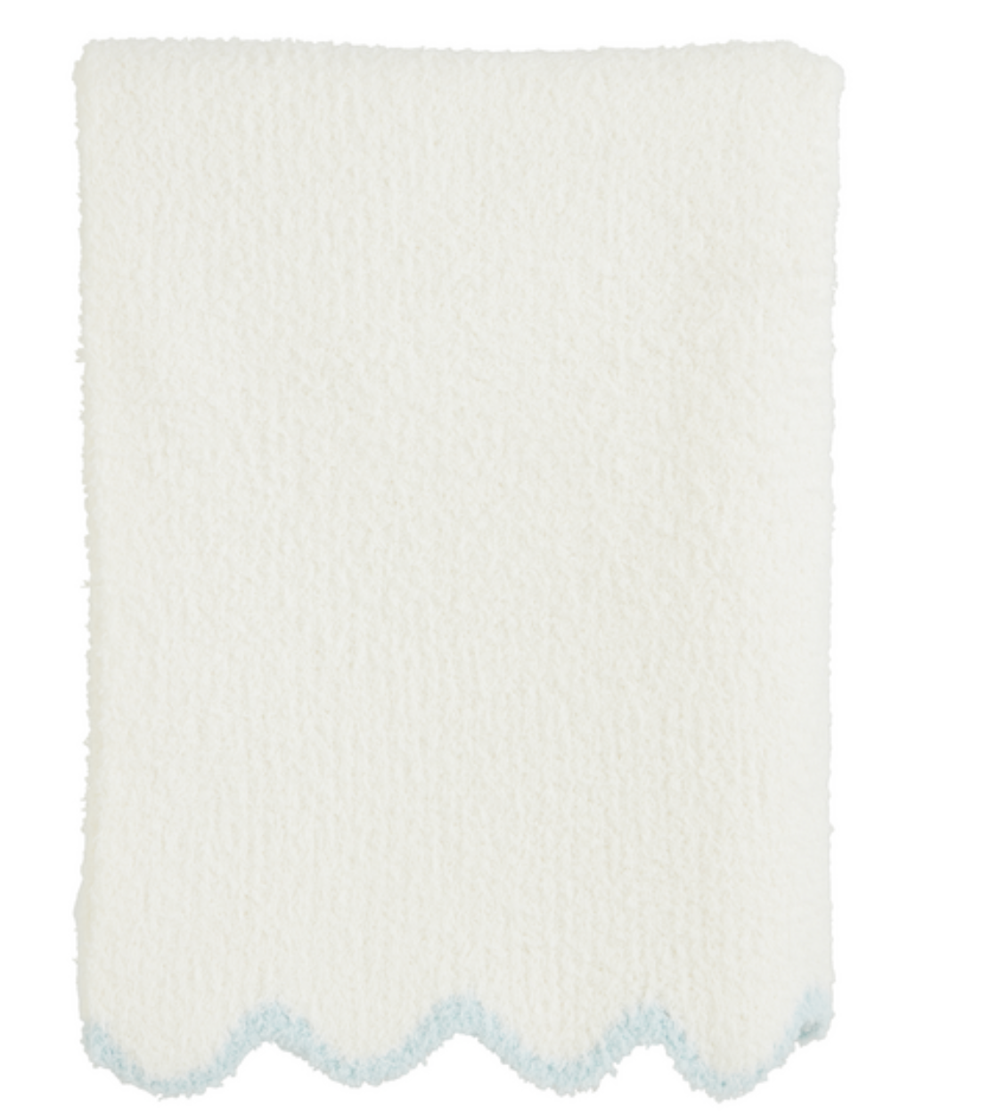 Scalloped Chenille Baby Blankets