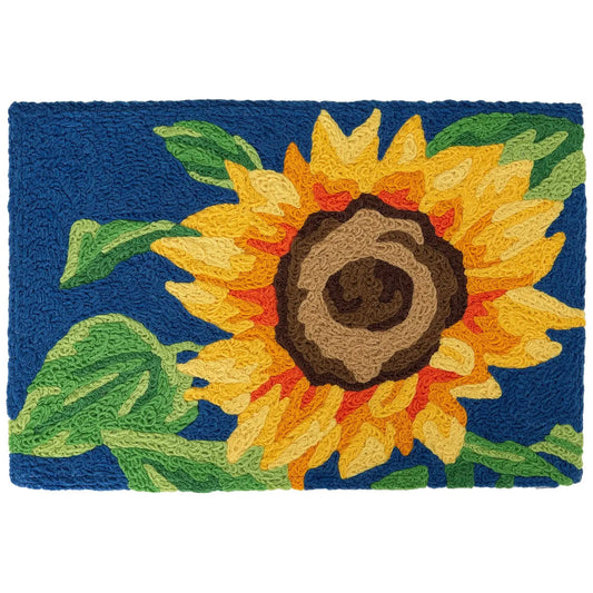 Bold Sunflower Garden Rug