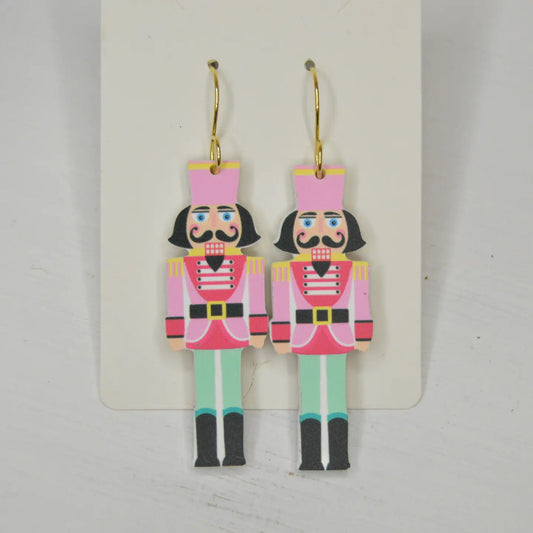 Nutcracker Christmas Earrings