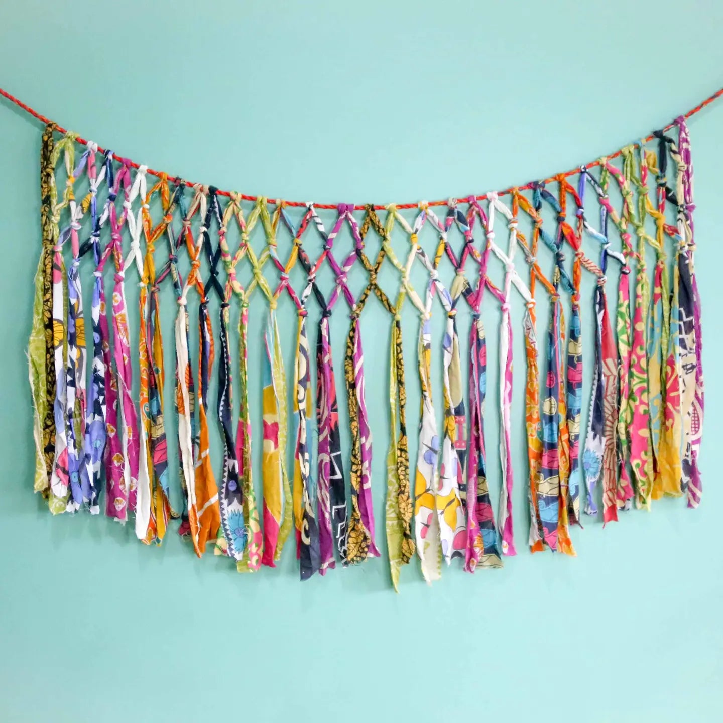 Saree Macrame Banner