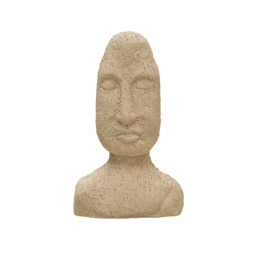 Sand Finish Terra-Cotta Bust