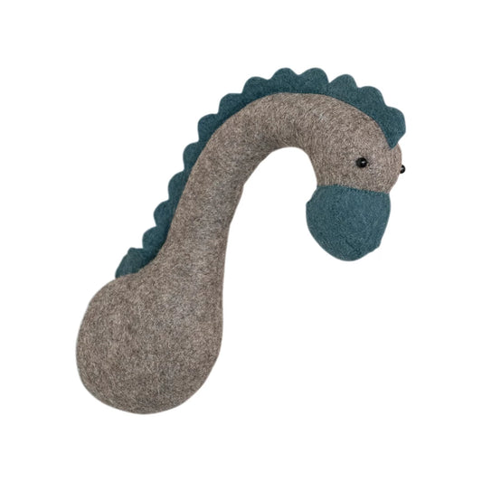 Handmade Wool Felt Dinosaur Head Wall Décor