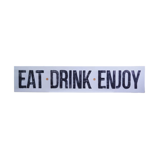 "Eat Drink Enjoy" Metal Wall Décor