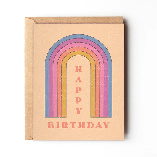 Happy Birthday - Rainbow Birthday Greeting Card