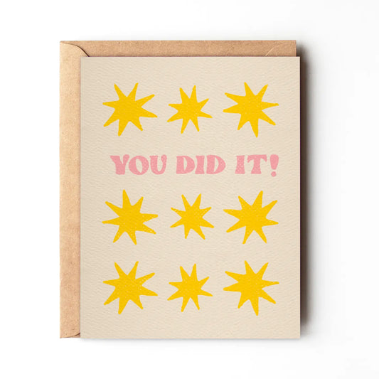 You Did It! Graduation Card