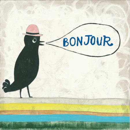 Bonjour Art Print