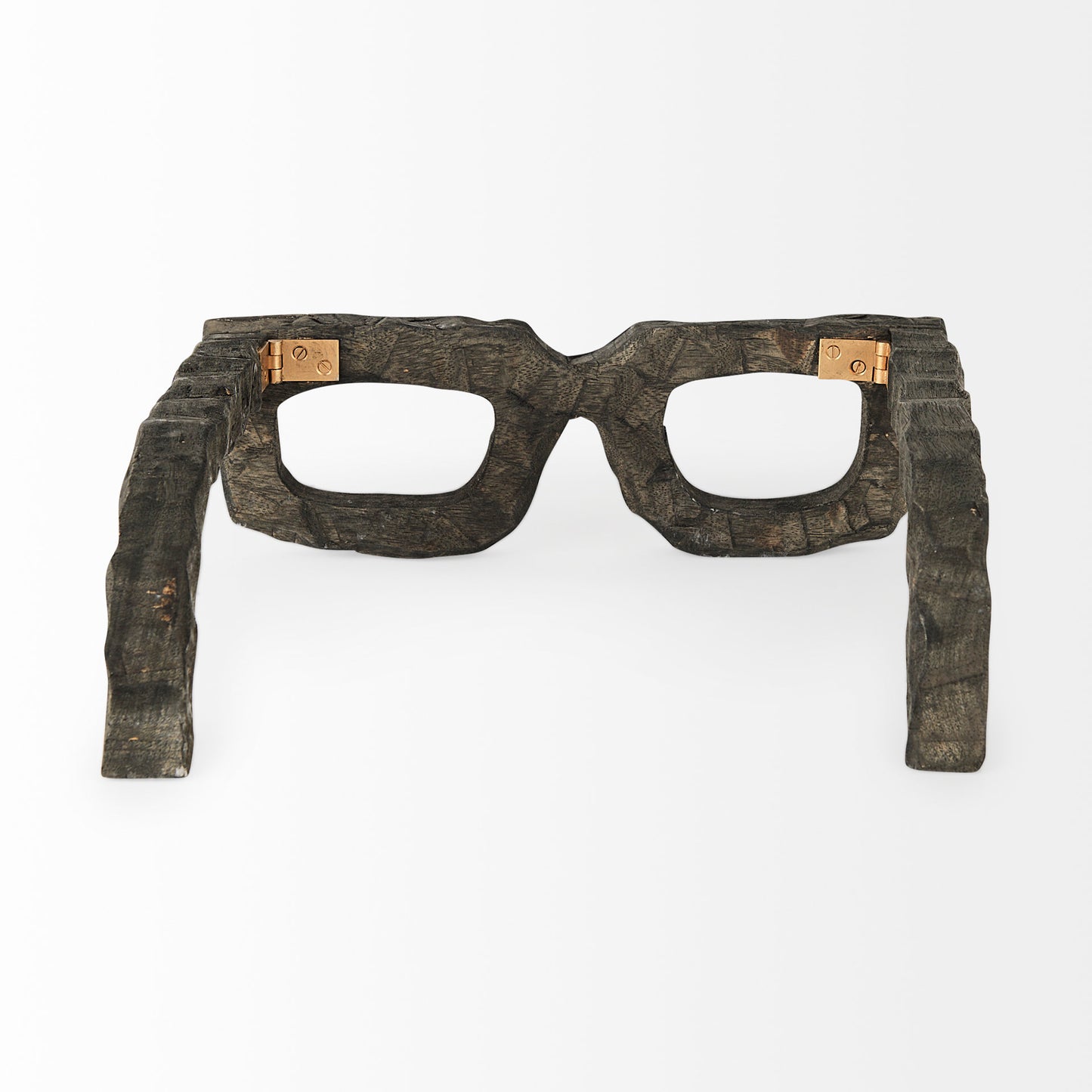 Brown Wooden Decor Eyeglasses