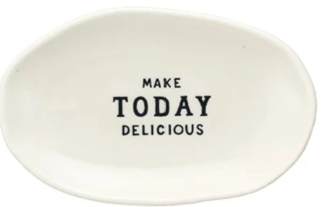 Kitchen Sayings Stoneware Dish