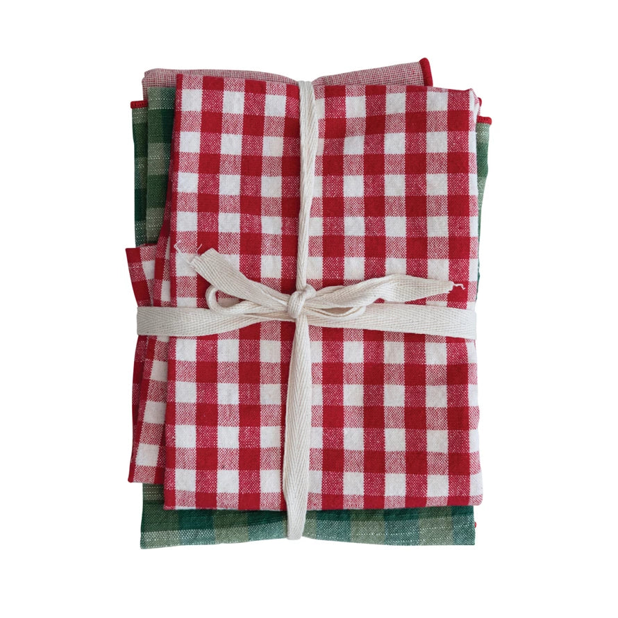 Christmas Woven Cotton Tea Towels