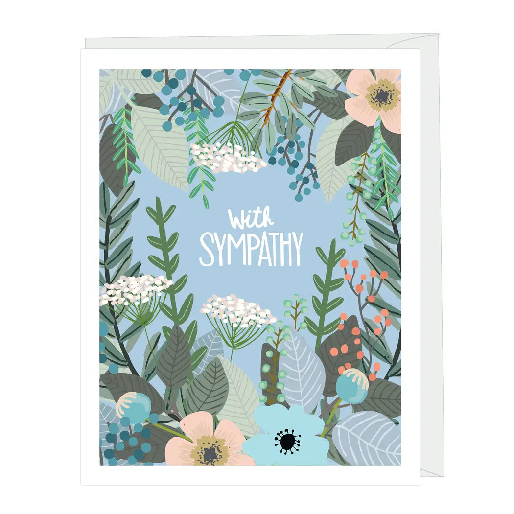 Floral Sympathy Card