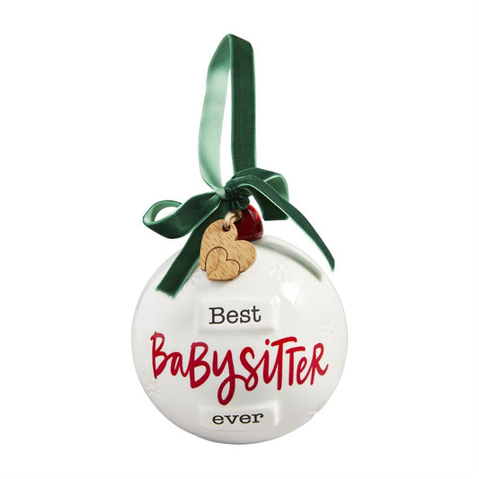 Best Babysitter Boxed Ornament