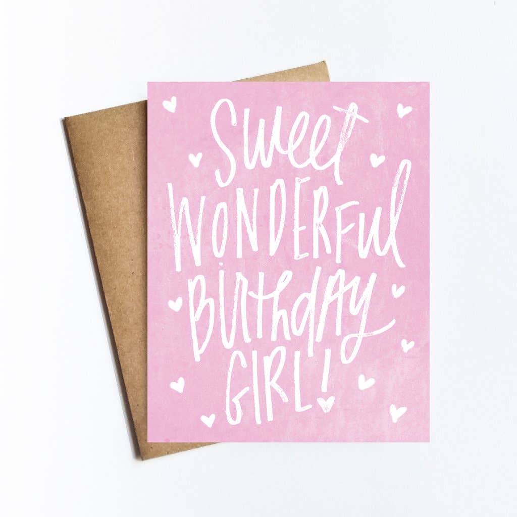 Sweet Birthday Girl Card