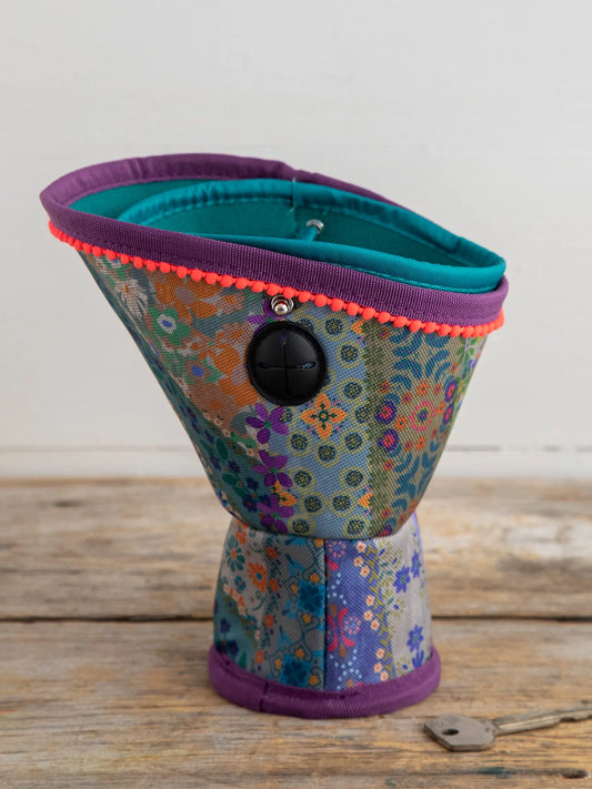 Car Cup Holder Organizer - Vintage Patchwork