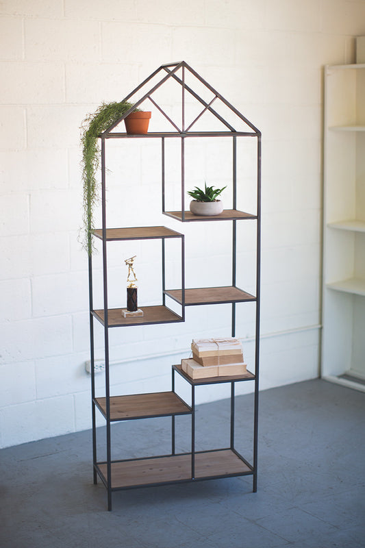 House Shape Shelving Unit