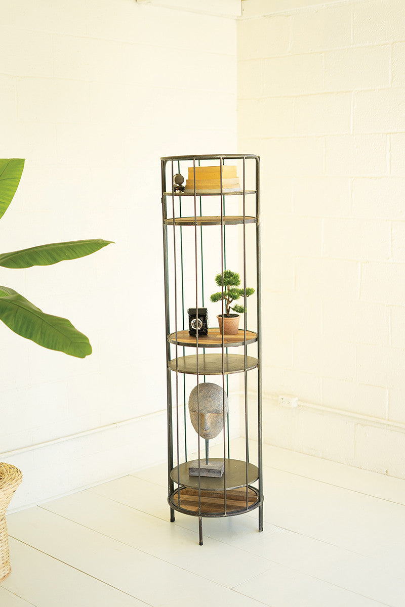 Hinged Round Shelf