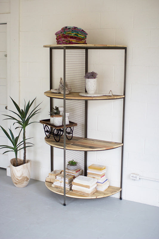 Demi Lune Shelving Unit