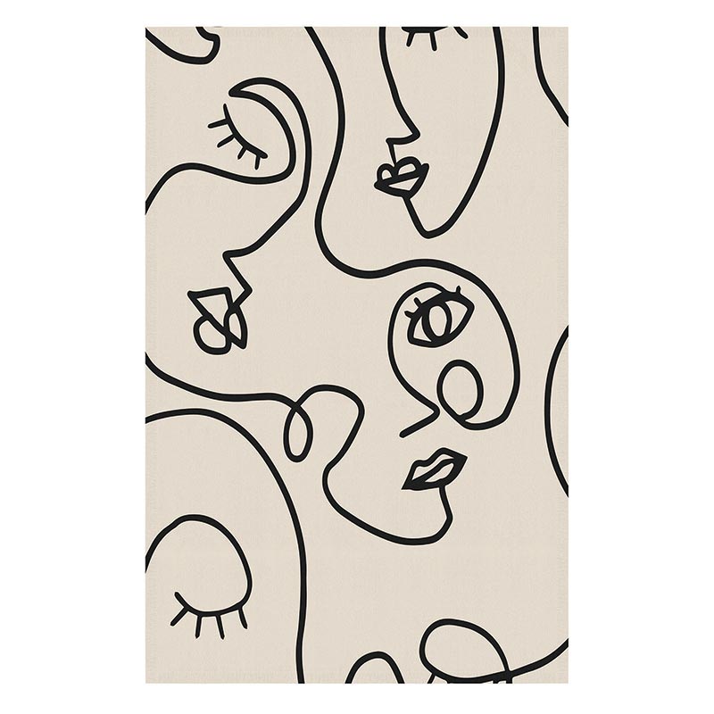 Faces Tea Towel, Tan – Kennedy Sue Gift & Home