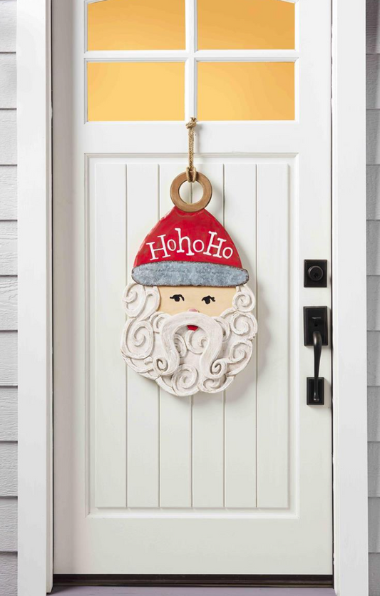 Santa Swirl Door Hanger