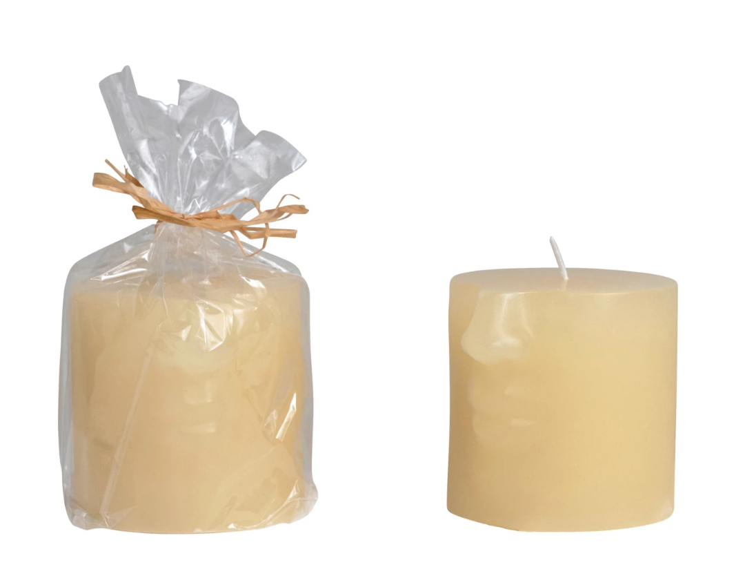 Face Pillar Candles