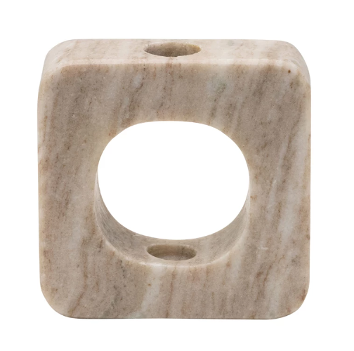 Marble Open View Taper Holder