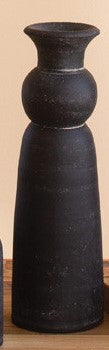 Modern Black Clay Vases