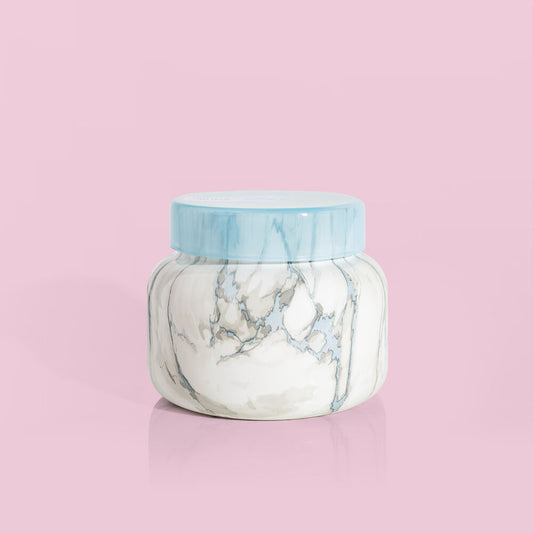 Capri Blue Blue Jean Modern Marble Signature Jar