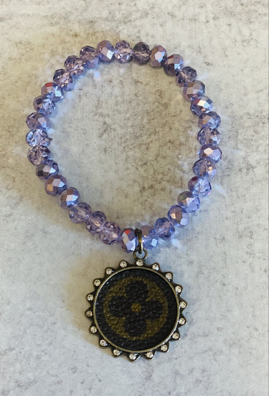 LV Purple Stone 5 Strand Bracelet Set – Kennedy Sue Gift & Home