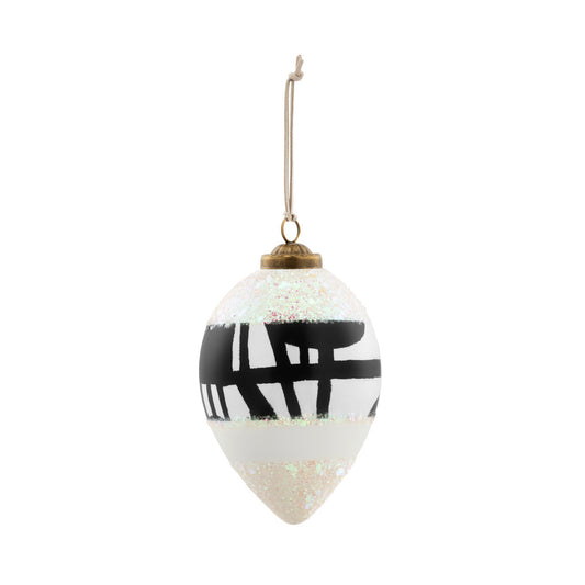 ArtLifting Onion Ornament - Bold Black & White